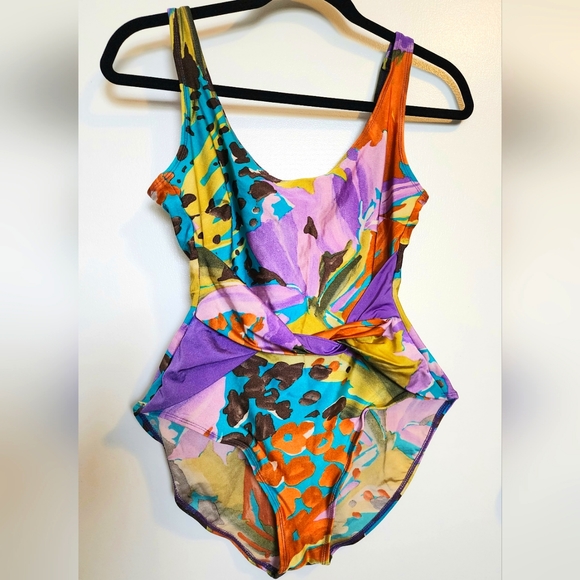 Cole of California Vintage One piece Swimsuit - Size 12 - Picture 3 of 13